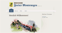 Desktop Screenshot of freies-montenegro.de