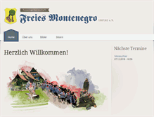 Tablet Screenshot of freies-montenegro.de
